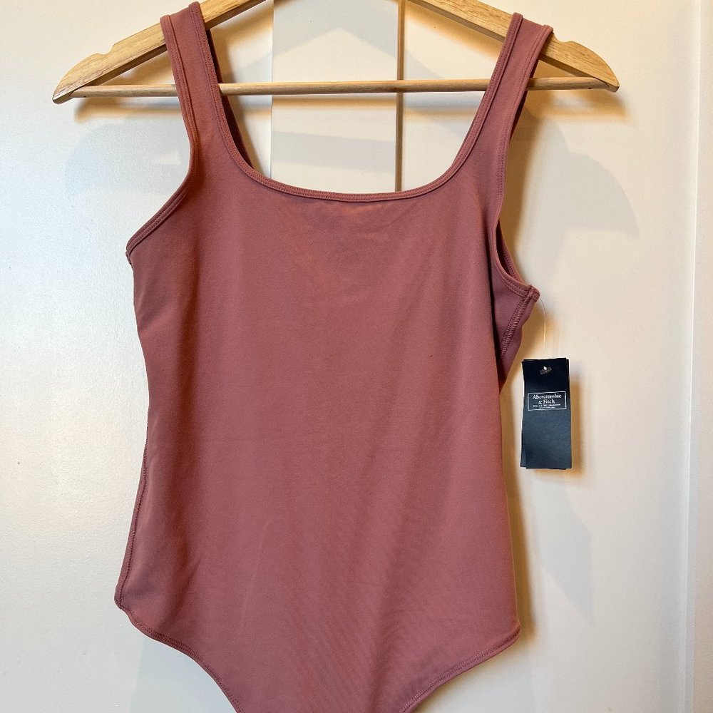 Abercrombie Tank Bodysuit NWT - Small - Pink Purple